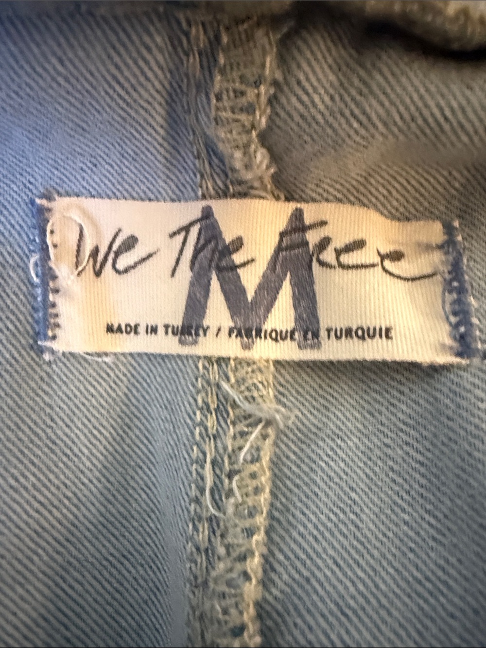 We The Free Light Blue Chambray Jumpsuit - Picture 3 of 3